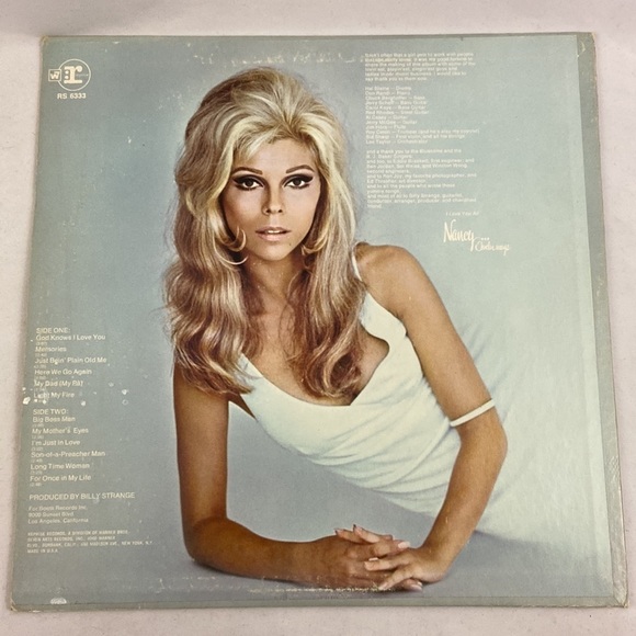 NANCY SINATRA ‎Nancy LP Vinyl Record 1969 Reprise RS 6333 - Picture 2 of 5
